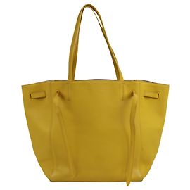 Céline Bolsa de ombro de couro Phantom Small da Celine em amarelo Amarelo