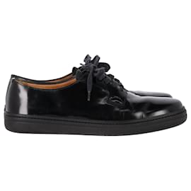 Church's-Church's Padfield Polished Derby Shoes in Black Leather-Black
