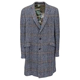 Etro-Manteau en laine à carreaux Etro - années 20-Multicolore