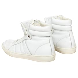 Moncler-Moncler Lyon High Top Sneakers - '10s-White