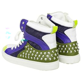 Dsquared2-Dsquared2 Studded High Top Sneakers - '10s-Multiple colors