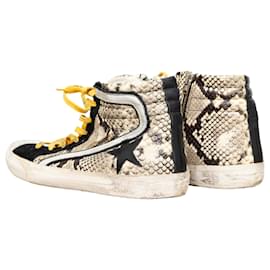 Golden Goose-Golden Goose Printed Snakeskin Sneakers - '10s-Multiple colors