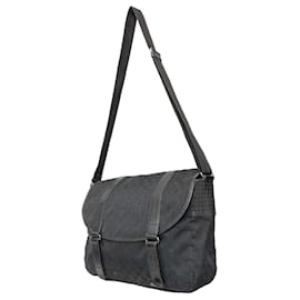 Gucci-Bolsa mensageiro em canvas GG da Gucci - anos 10-Preto