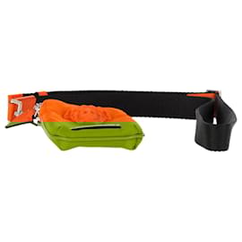 Versace-Bolsa Mini La Medusa da Versace em nylon laranja-Laranja