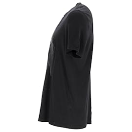 Givenchy-T-shirt en coton noir imprimé Givenchy Jésus Couronne d'épines-Noir