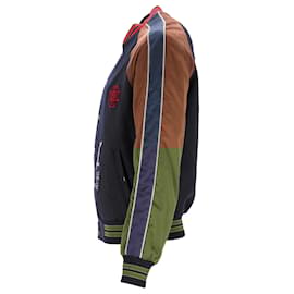 Lanvin-Veste Varsity Patched Lanvin en Laine Multicolore-Multicolore
