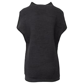 Alexander Mcqueen-Alexander McQueen Ribbed Knit Top - '10s-Black
