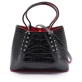Christian Louboutin-Sac à main en cuir Cabarock Mini de Christian Louboutin-Noir