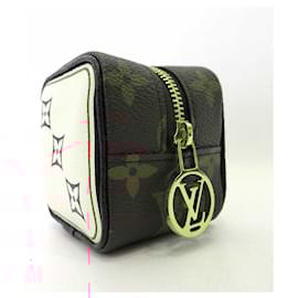 Louis Vuitton-Louis Vuitton Monogram Portemonnaie Cube Pouch M80231-Multiple colors