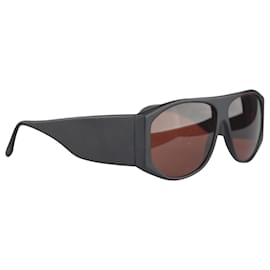 Autre Marque-L.G.R. Matt Black Unisex Polarized Carthago Shield Sunglasses-Black