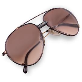 Autre Marque-Carrera Vintage Brown Aviator Sunglasses 5463 42 60/16 140mm-Brown