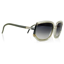 Autre Marque-Ted Lapidus Vintage Grey Oversized Rare Sunglasses 61/18 140mm-Grey