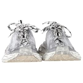 Balenciaga-Balenciaga x Under Armour 3XL Sneakers in White Polyester-White