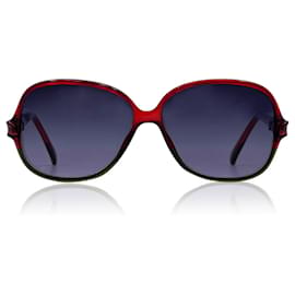 Autre Marque-Terri Brogan Vintage Red Acetate Optyl 8635 52/11 Sunglasses-Grey
