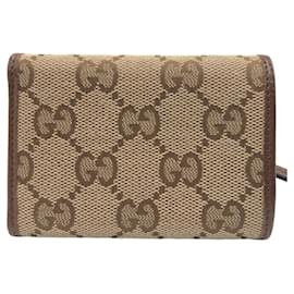 Gucci-Carteira compacta Gucci GG Canvas Hacker Project-Marrom