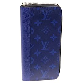 Louis Vuitton-Louis Vuitton Blue Zippy Wallet M30447-Blue