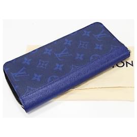 Louis Vuitton-Louis Vuitton Blue Zippy Wallet M30447-Blue
