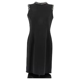 Lanvin-LANVIN Dresses T.FR 40 Wool-Black