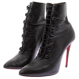 Christian Louboutin-CHRISTIAN LOUBOUTIN Ankle boots T.EU 40 Leather-Black