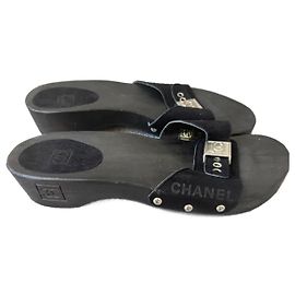 Chanel Mules Black