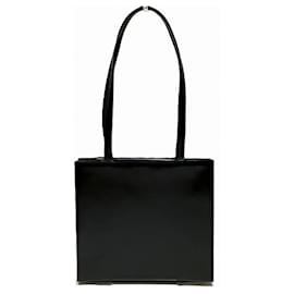 Yves Saint Laurent-Yves Saint Laurent Box Calf Bag-Black