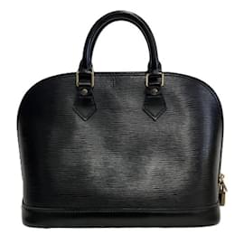 Louis Vuitton-Louis Vuitton Epi Alma M52142 Noir Handbag-Black