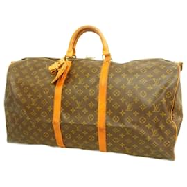 Louis Vuitton-Louis Vuitton Monogram Keepall Bandouliere 60-Brown