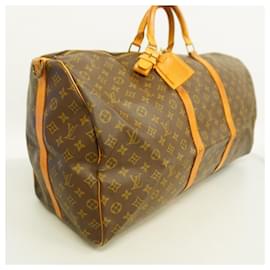 Louis Vuitton-Louis Vuitton Monogram Keepall Bandouliere 60-Brown