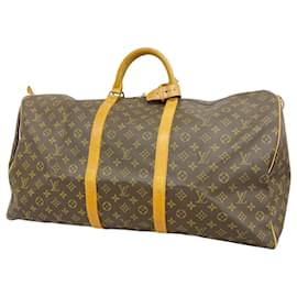 Louis Vuitton-Louis Vuitton Boston Bag Monogram Keepall 60-Brown