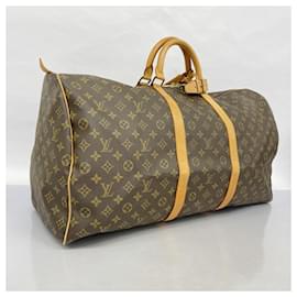 Louis Vuitton-Louis Vuitton Boston Bag Monogram Keepall 60-Brown