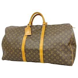 Louis Vuitton-Louis Vuitton Boston Bag Monogram Keepall 60-Brown