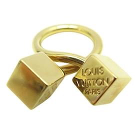Louis Vuitton-NEW LOUIS VUITTON INTERLACED RING T50 SCARF RING-Golden