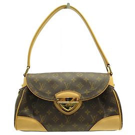 NEUE LOUIS VUITTON BEVERLY MM M40121 MONOGRAM HANDTASCHE Braun