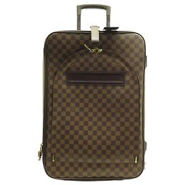 MALA LOUIS VUITTON PEGASE 55 TROLLEY N26294 TOILE DAMIER EBENE Marrom