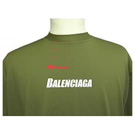 Balenciaga-NEUF TSHIRT BALENCIAGA SWIMWEAR 657027 M OVERSIZE 50 A 56 L ROUGE HAUT NEW-Rouge