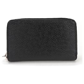 Louis Vuitton-Louis Vuitton Taiga Coin Purse-Grey