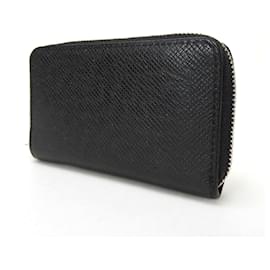 Louis Vuitton-Louis Vuitton Taiga Coin Purse-Grey