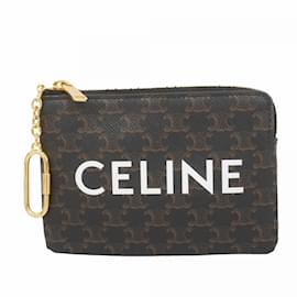 Céline-Celine Black Coin Purse-Black
