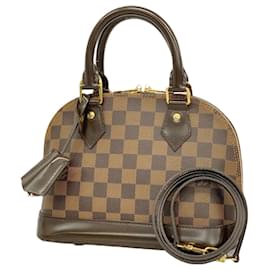 Louis Vuitton-Louis Vuitton Damier Alma BB Handbag-Damier ebene