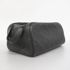 Louis Vuitton-Louis Vuitton Monogram Taurillon Doppkit Handbag-Black