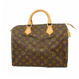 Louis Vuitton-Louis Vuitton Monogram Speedy 30 Handbag-Brown