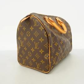 Louis Vuitton-Louis Vuitton Monogram Speedy 30 Handbag-Brown