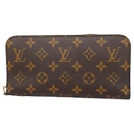 Louis Vuitton-Louis Vuitton Long Wallet Monogram Portefeuille Ansolite-Brown,Purple