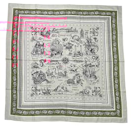 Hermès-Hermes Carre Geant Sailor Tattoo Bandana-Black,Red