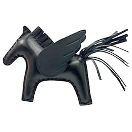 Hermès-Hermes Rodeo Pegasus PM Handbag Charm-Black
