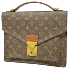 Louis Vuitton-Louis Vuitton Monogram Monceau Handbag-Brown