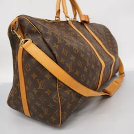 Louis Vuitton-Louis Vuitton Monogram Keepall Bandouliere 55-Brown