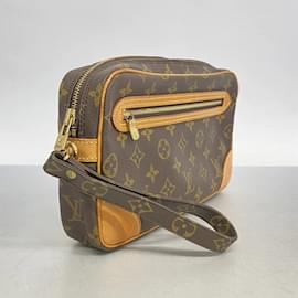 Louis Vuitton-Louis Vuitton Monogram Marly Dragonne GM Clutch Bag-Brown