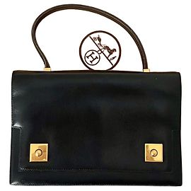 Sac Hermès Piano – Box noir – Vintage Noir