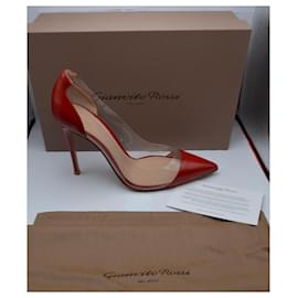 Gianvito Rossi-gianvito rossi plexy pumps new 39-Red